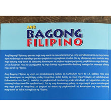 Load image into Gallery viewer, Ang Bagong Filipino workbook (Filipino) Nursery to Grade 3