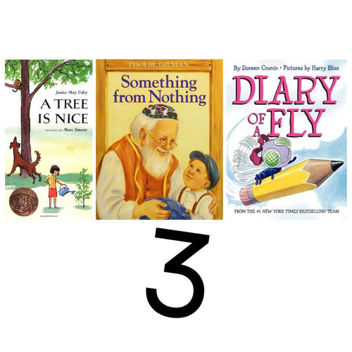 A Tree is Nice / Something From Nothing / Diary of a Fly (3 books) softcover