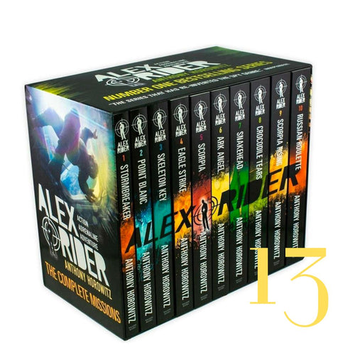 Alex Rider by Anthony Horowitz (13 books) softcover - box set