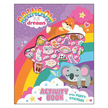 Load image into Gallery viewer, Activity Book with Puffy Stickers - RAINBOW DREAMS (softcover)