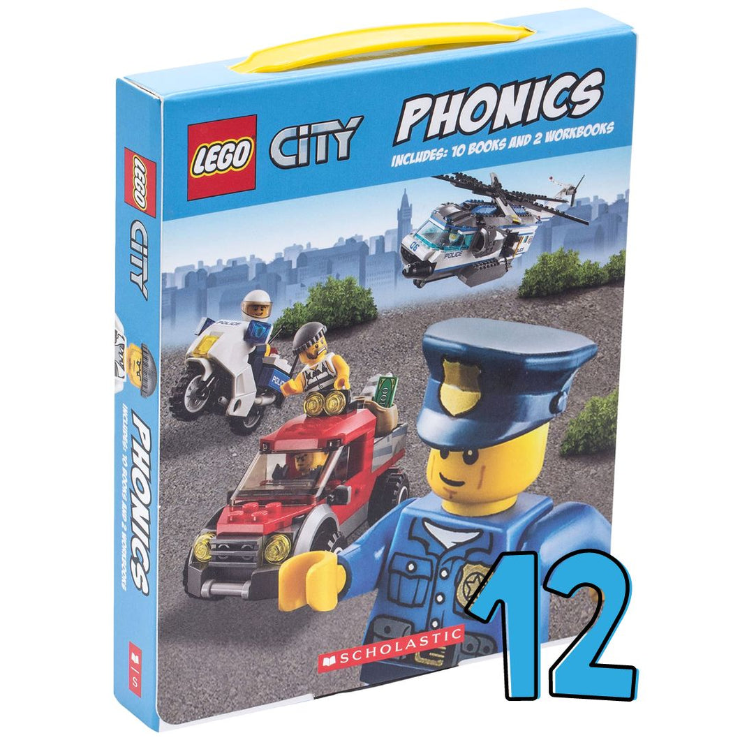 LEGO City Fun Phonics Readers (12 books) box set