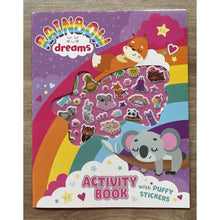 Load image into Gallery viewer, Activity Book with Puffy Stickers - RAINBOW DREAMS (softcover)