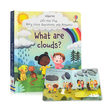 Load image into Gallery viewer, What are Clouds? (Lift the Flap First Questions and Answers) board book