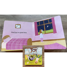 Load image into Gallery viewer, A Celebration of Mindfulness (Singles) - BELIEVE / JOY / LOVE / PEACE (board book)