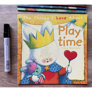 Trace Moroney The Things I Love About... (8 books) SMALL size - 8 by 8 inches, No box