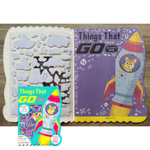 Load image into Gallery viewer, Activity Book with Puffy Stickers - THINGS THAT GO (softcover)