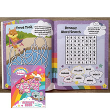 Load image into Gallery viewer, Activity Book with Puffy Stickers - RAINBOW DREAMS (softcover)