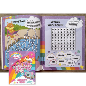 Activity Book with Puffy Stickers - RAINBOW DREAMS (softcover)