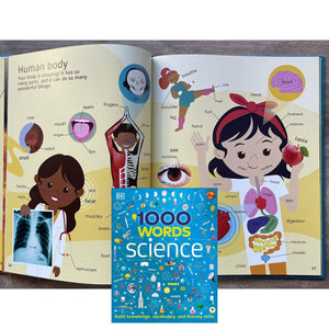 1000 Words SCIENCE: Build Knowledge, Vocabulary, and Literacy Skills (Hardcover) by DK