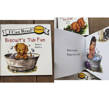 Load image into Gallery viewer, Biscuit I Can Read Phonics, mini books 5 by 5 inches - no box