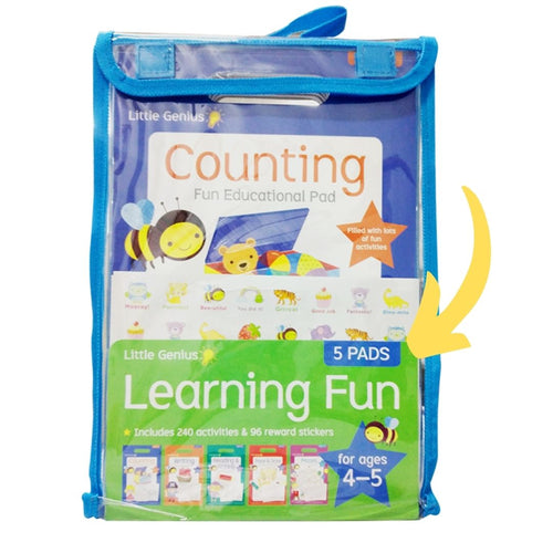 Little Genius (COUNTING) 5 workbooks - ages 3 up