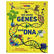 Load image into Gallery viewer, An Usborne Flap Book: See Inside Genes and DNA (brand new board book with flaps, with slight dents and folds on the book cover)