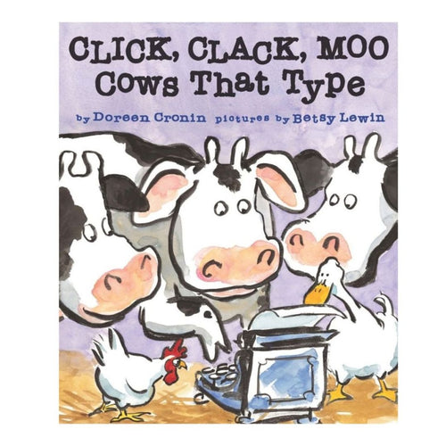 Click, Clack, Moo: Cows That Type (softcover) by Doreen Cronin, Betsy Lewin