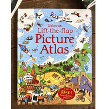 Load image into Gallery viewer, Usborne Lift-the-flap PICTURE ATLAS (board book)