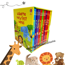 Load image into Gallery viewer, Usborne My Very First Words Boxed Set brand new board books (10 books)