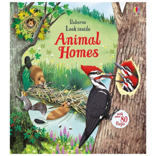 Usborne Look Inside: Animal Homes (Board Book) by Emily Bone