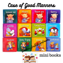 Load image into Gallery viewer, A Case of Good Manners (mini board books) 12 books