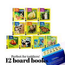 Load image into Gallery viewer, National Geographic Children&#39;s Books LOOK AND LEARN 12 books board (box set)