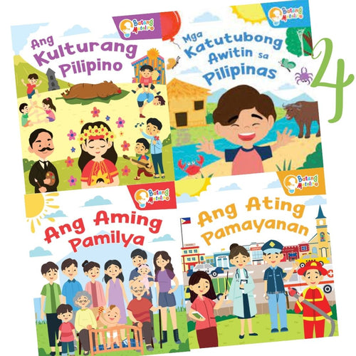 Batang Matalino (Tagalog board books) 4 pcs