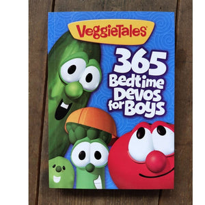 Veggietales: 365 Bedtime Devos for Boys (softcover) brand new