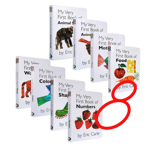 Eric Carle My Very First Book series (8 interactive board books)