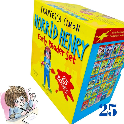 Horrid Henry Early Reader Set 25 Books Collection Box Set by Francesca Simon