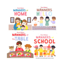 Load image into Gallery viewer, Manners Books || Hello | Table | Home | School (4 books)