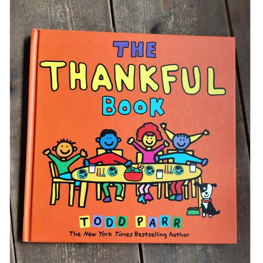 The Thankful Book (Hardcover) by Todd Parr - with slight dents on book cover