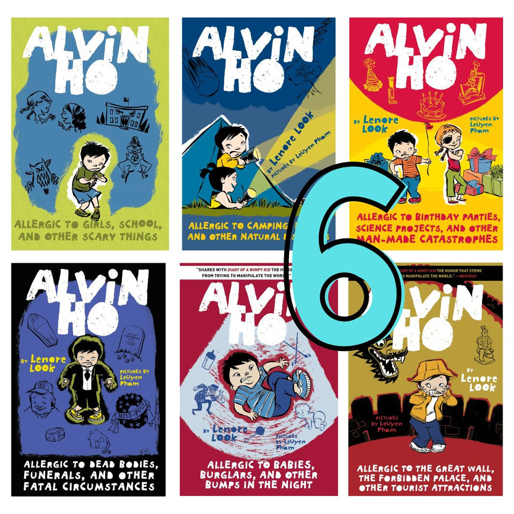 Alvin Ho (6 books) Series (NO BOX - brand new softcover chapter books)