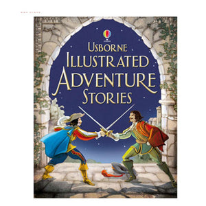 Usborne Illustrated Adventure Stories by Lesley Sims, brand new hardcover, 256 pages,