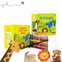 Load image into Gallery viewer, Usborne My Very First Words Boxed Set brand new board books (10 books)