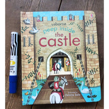 Load image into Gallery viewer, Usborne Peep Inside the Castle (board book)