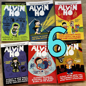 Alvin Ho (6 books) Series (NO BOX - brand new softcover chapter books)