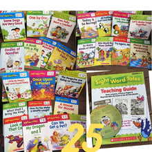 Load image into Gallery viewer, Scholastic Sight Word Tales Box Set: 25 Read-Aloud Storybooks That Target &amp; Teach the Top 100 Sight Words Paperback