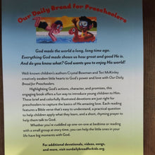 Load image into Gallery viewer, Our Daily Bread For PRESCHOOLERS (90 days devotional)