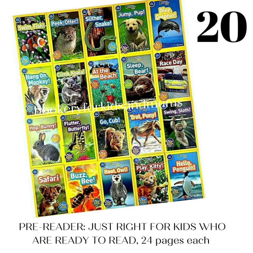 National Geographic book set (Pre-reader) 20 books