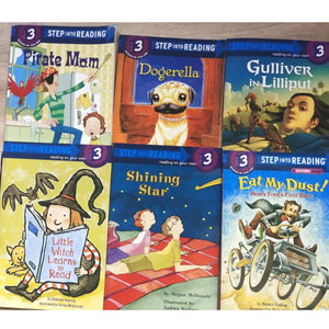 Step Into Reading Level THREE brand new (30 books)