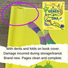 Load image into Gallery viewer, An Usborne Flap Book: See Inside Genes and DNA (brand new board book with flaps, with slight dents and folds on the book cover)