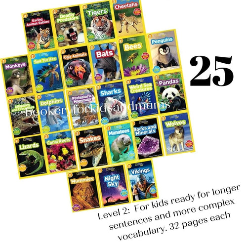 National Geographic (25 books) Level 2