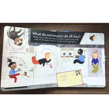 Load image into Gallery viewer, Usborne What&#39;s it Like in Space? (Lift-the-Flap First Questions and Answers) Board book