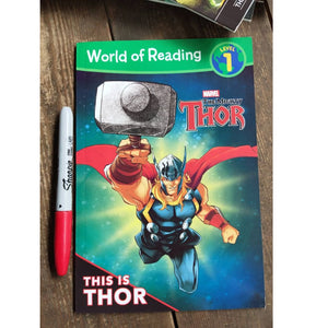 World of Reading (AVENGERS) --13 books - Level 1 and Level 2 (no box, softcover)