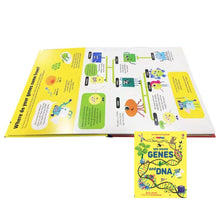 Load image into Gallery viewer, An Usborne Flap Book: See Inside Genes and DNA (brand new board book with flaps, with slight dents and folds on the book cover)