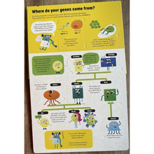 Load image into Gallery viewer, An Usborne Flap Book: See Inside Genes and DNA (brand new board book with flaps, with slight dents and folds on the book cover)