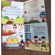 Load image into Gallery viewer, Batang Matalino (Tagalog board books) 4 pcs