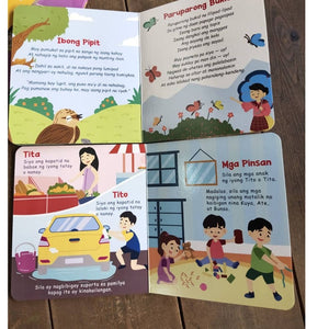 Batang Matalino (Tagalog board books) 4 pcs